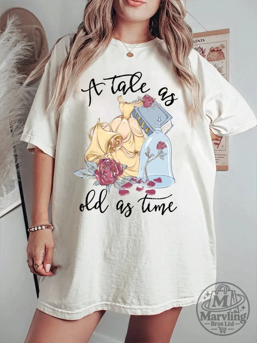 Beauty and the Beast A Tale As Old As Time Princess Belle T-Shirt