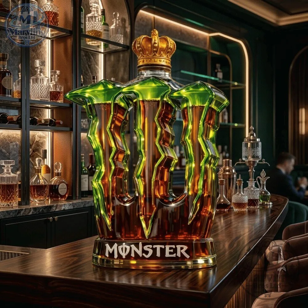 Monster Energy Monster Claw Whiskey Decanter Bottle 2026 Special